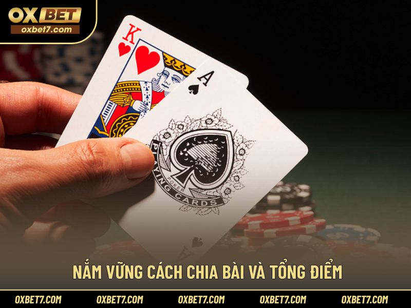 Nguyên tắc chia bài và tính điểm trong luật chơi blackjack